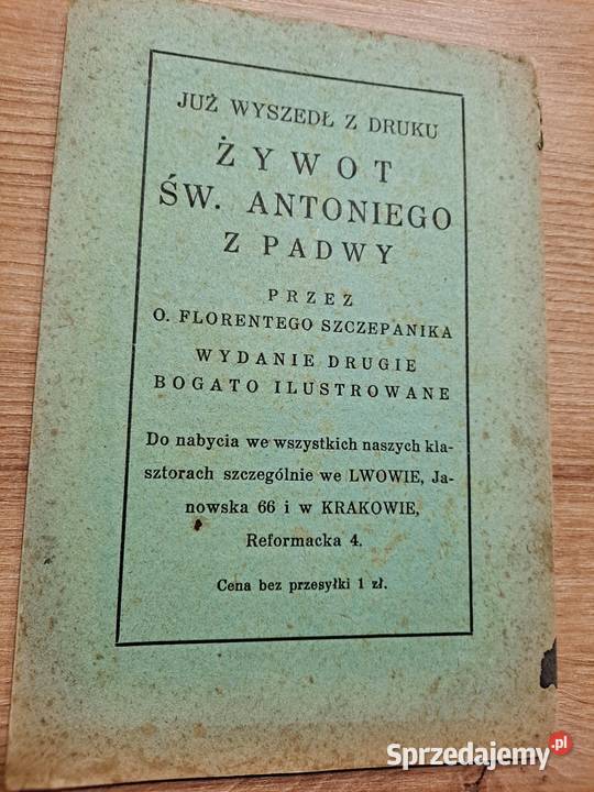 Święty Antoni Padewski 1931 Kraków