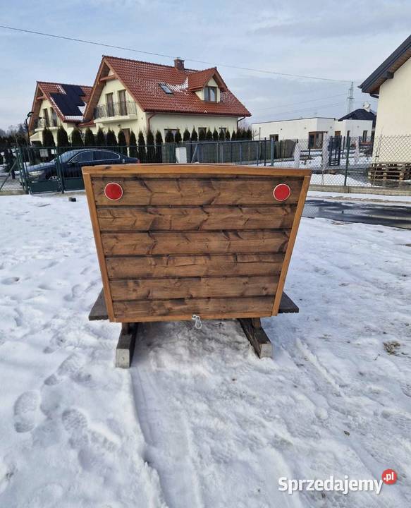 Piękne Sanie Konne Gotowe na Kulig Nowe Drewno Zakopane