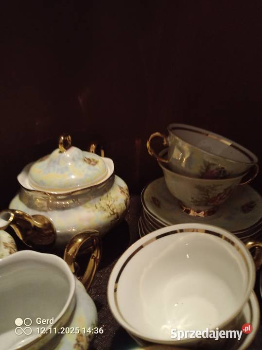 Zestaw Śniadaniowy porcelany Karolina 24 części Warszawa