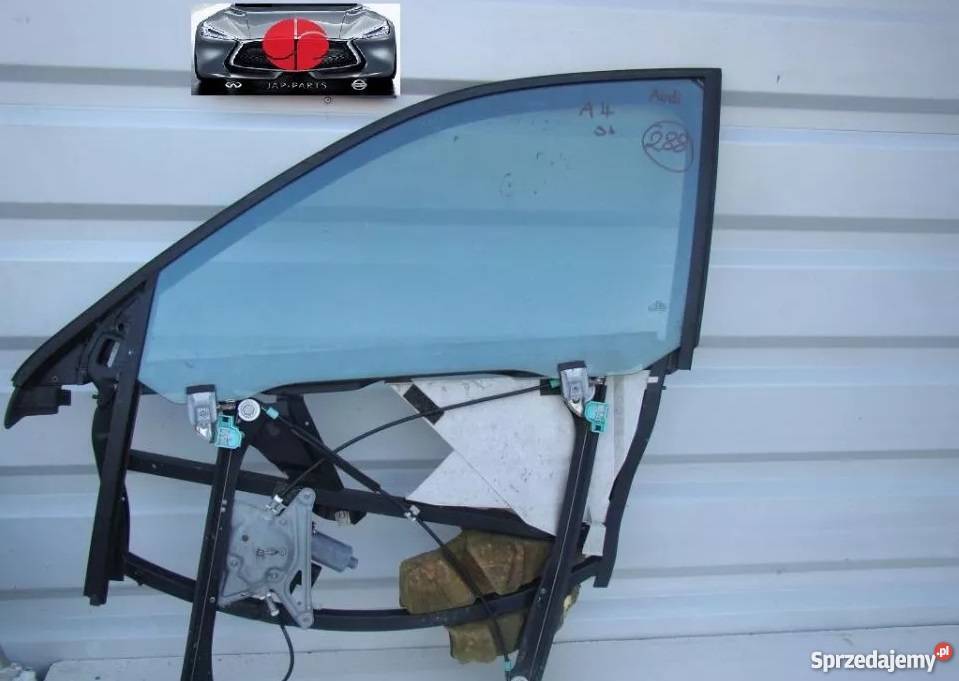 AUDI A4 S4 MECHANIZM PODNOSZENIA SZYBY RAMKA osobowe Nowy Tomyśl