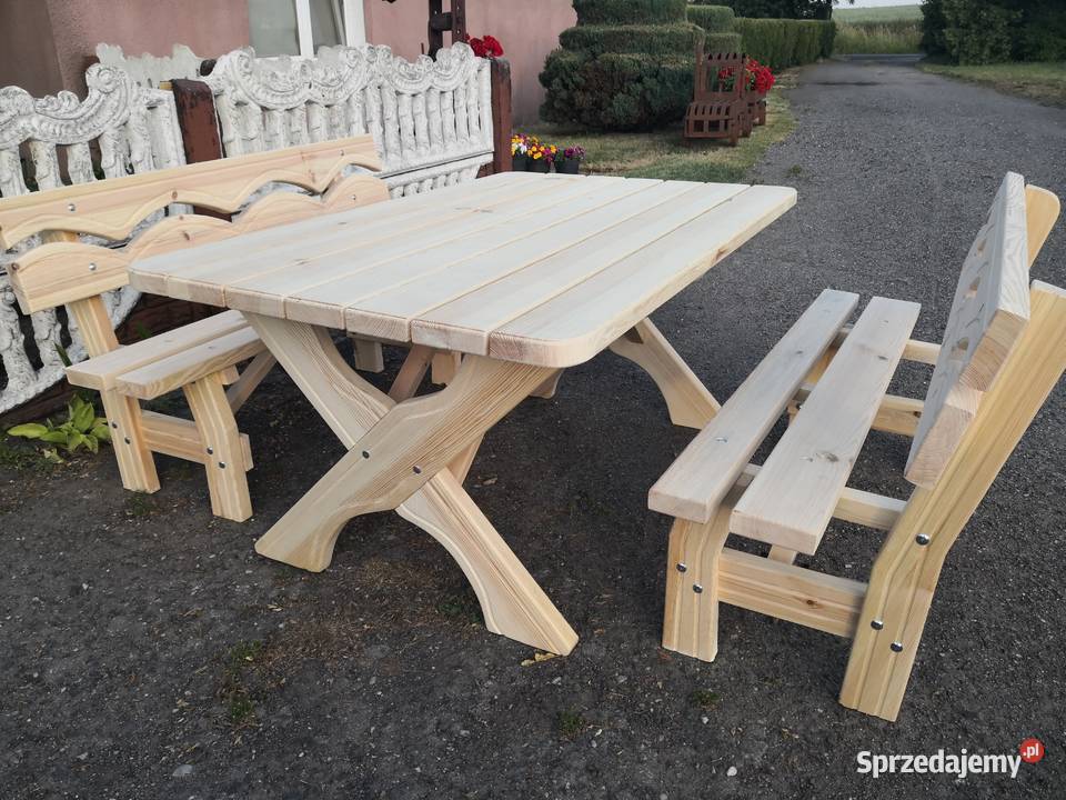 Meble ogrodowe Zestaw drewno Zestawy mebli ogrodowych Radwańczewo sprzedam