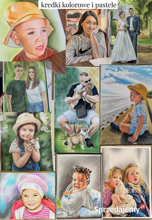 Rysunek kolorowy kredki i kolorowe ołówki