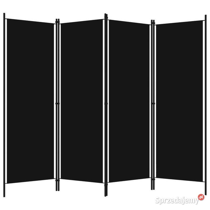Parawan 4panelowy czarny 200 x 180 WM320722 Warszawa