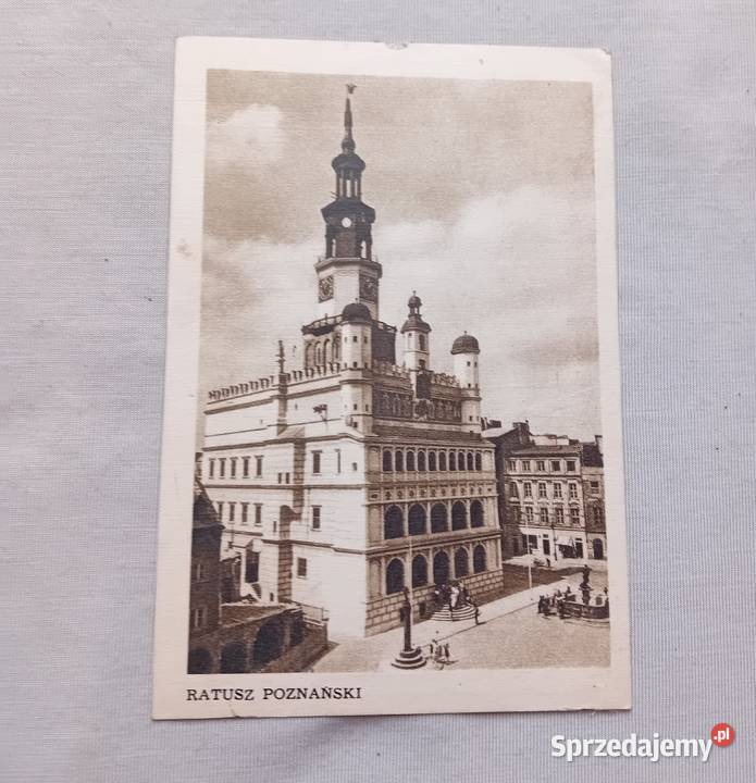 Pocztówka Ratusz poznański Foto Obrąpalska Koźminek