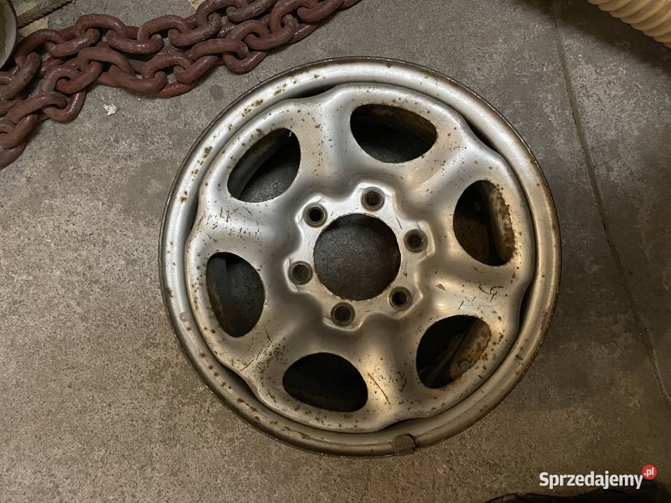 Felgi stalowe Nissan Terrano Ford Maverick pomorskie Kościerzyna