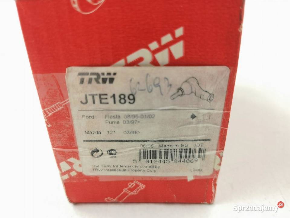 KOŃCÓWKA DRĄŻKA TRW FORD FIESTA 9503 PUMA 9702 lubelskie