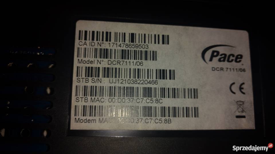 Dekoder UPC Mediabox HD DCR711106 Pozostałe Lublin sprzedam