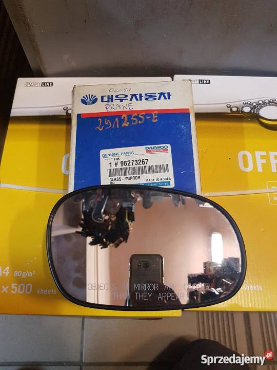 SZKŁO LUSTERKA LANOS PRAWE KPL CHROM Białobrzegi