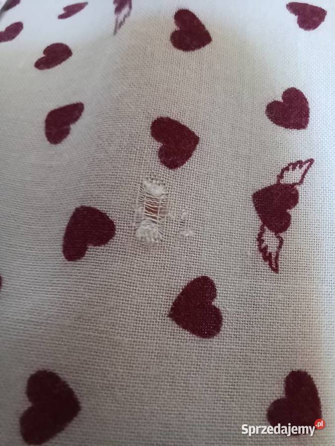 Koszula biała w serca rozmiar S PullBear stan Rzeszów sprzedam