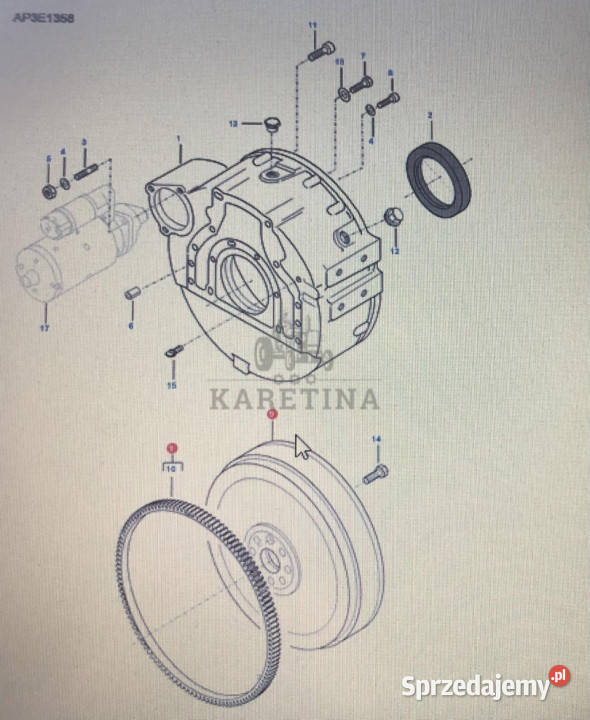 FENDT V836864270Fendt koło zamachoweFendt 6335 C Jastrzębniki
