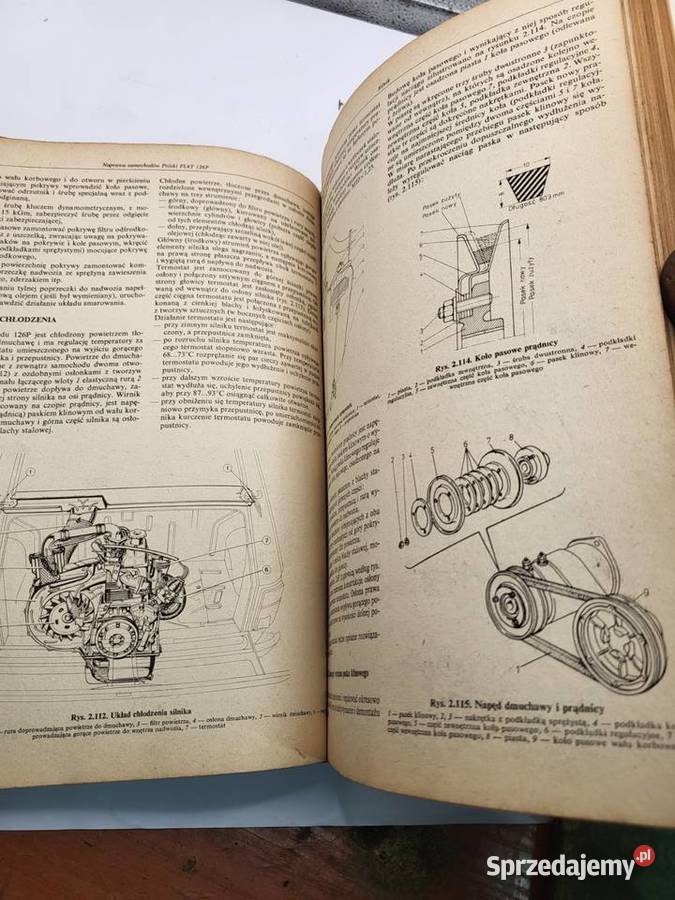 książka katalog naprawy polskiego fiata 126p Tarcze hamulcowe Rybnik