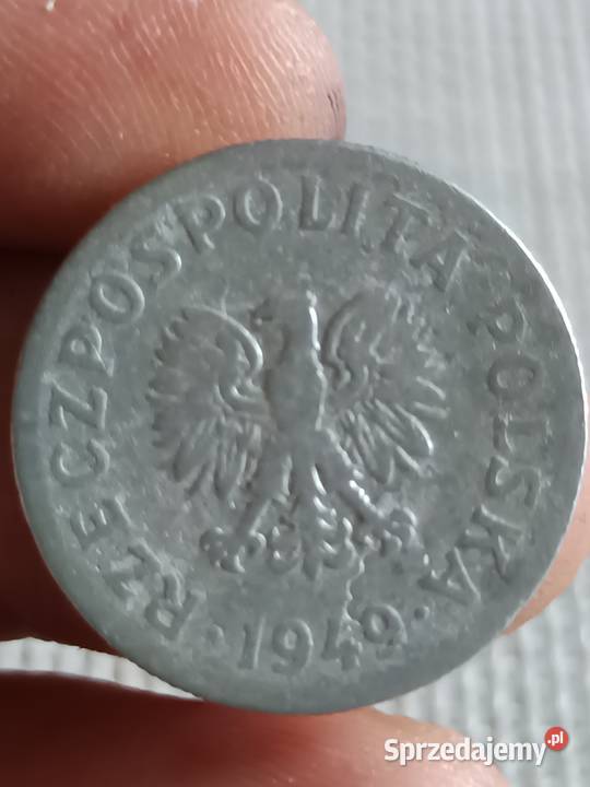 Sprzedam 50 groszy 1949 mala skretka lubelskie Chełm