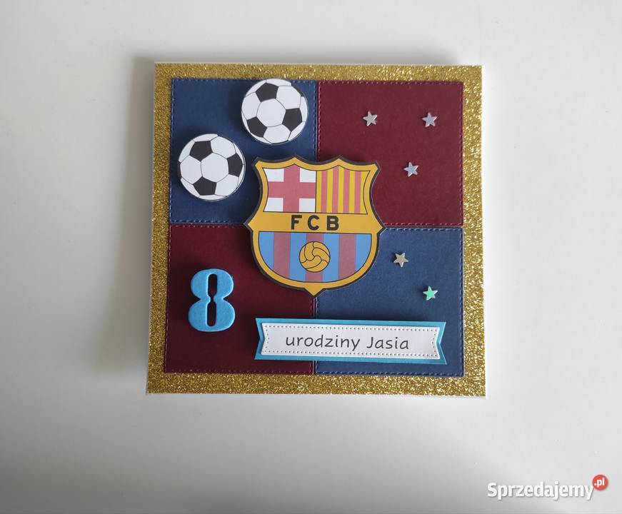 Personalizowana kartka ręcznie robiona na Łódź