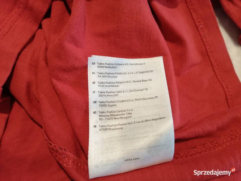 Koszulka długi rękaw chłopięca czerwona Monster Czeladź