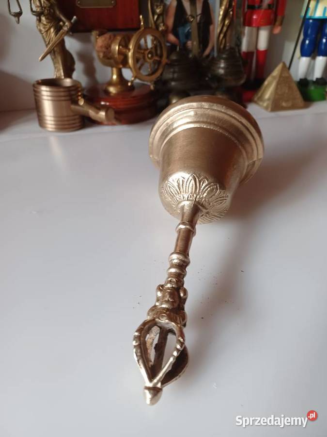 Piękny dzwonek tybetanski Mosiądz Kolekcja