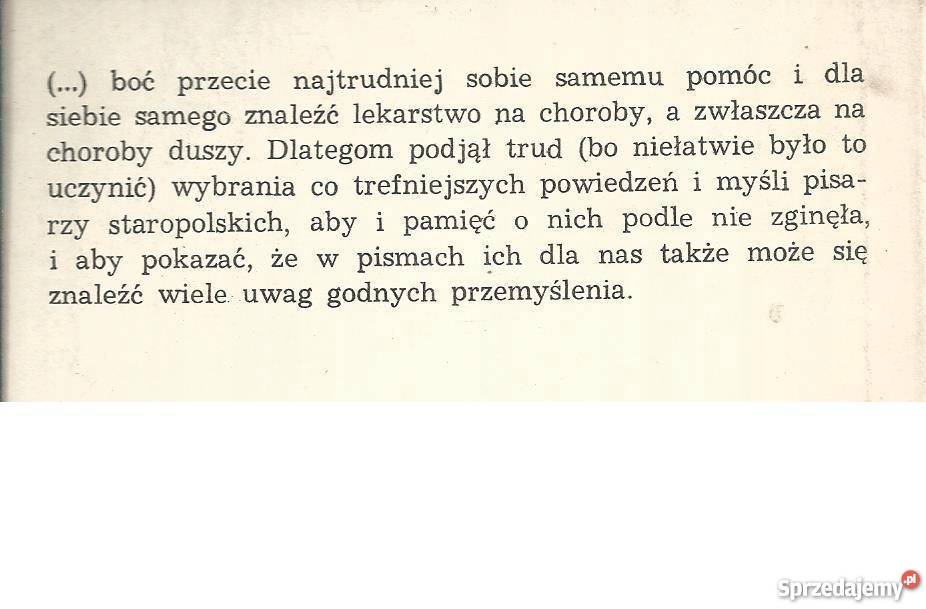 APOPHTHEGMATA wybór Lichański fa Bądkowo