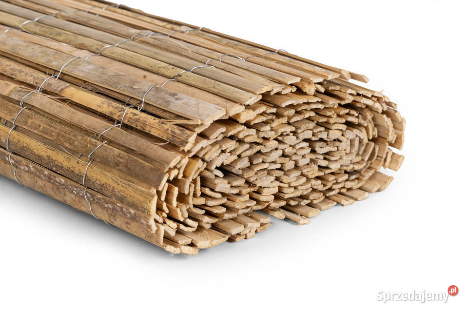 Dwustronna mata bambusowa 150x500 na balkon Smogorzów