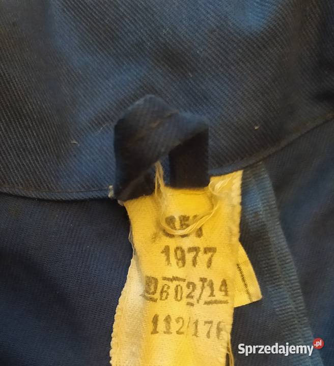 Fartuch męski ciemny niebieski Hajnówka sprzedam