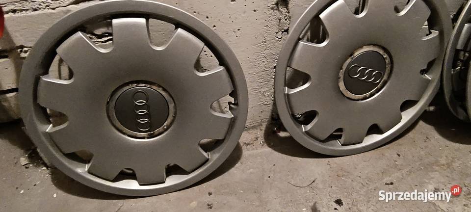 Oryginalne kołpaki Audi 15 komplet 4 klasyczny wielkopolskie Poznań sprzedam