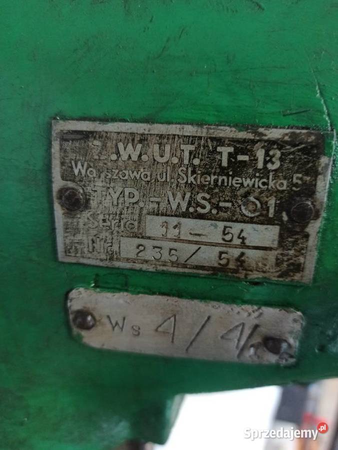 Wiertarka stołowa ws o1 lubelskie