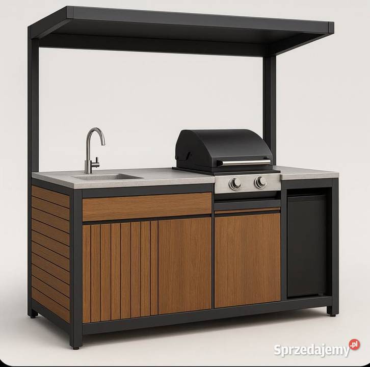 Nowoczesna kuchnia ogrodowa HPL wolnostojąca pomorskie Tczew