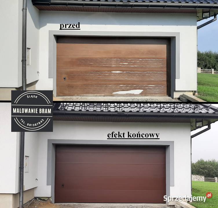 Malowanie BRAMA GARAŻ naprawa RENOWACJA serwis Kielce