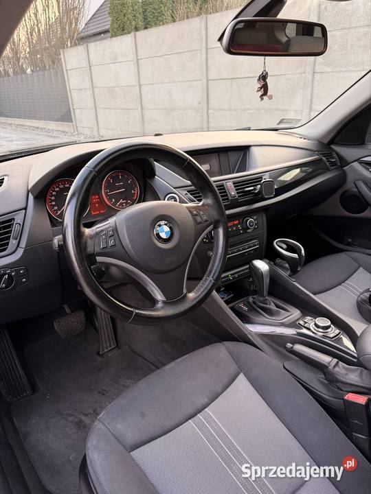 BMW X1 Automat 20D czarny mazowieckie Pruszków