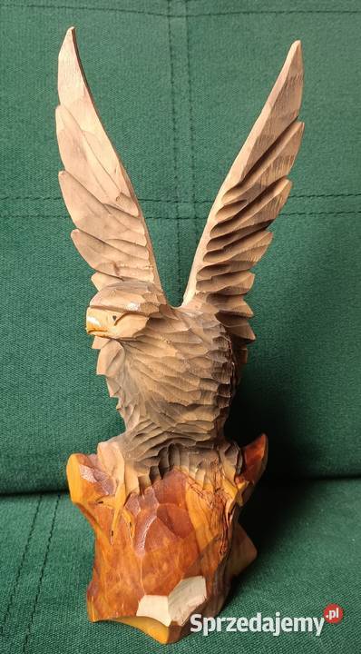 Drewniany orzeł figurka rzeźba małopolskie Zbylitowska Góra sprzedam