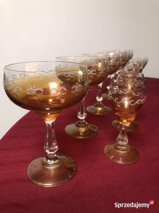 66 kmpl kieliszki do szampana i likieru styl Art małopolskie Kraków