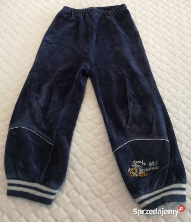 Spodnie zamszowe kotwica i lina 98 marynarskie Czeladź