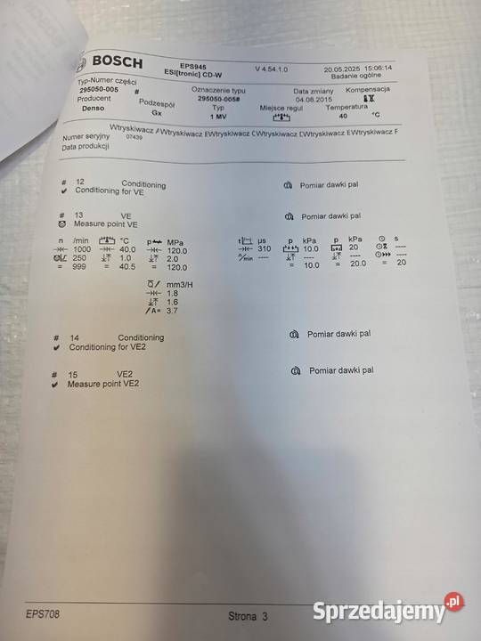 WTRYSK WTRYSKIWACZ OPEL ASTRA J MOKKA MERIVA B osobowe Wtryskiwacze