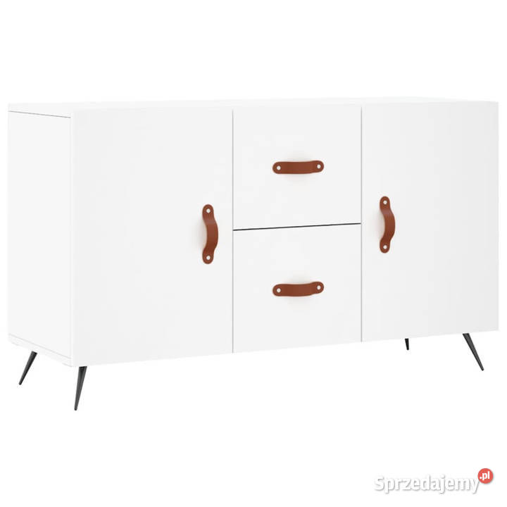 Komoda biała 100x36x60 materiał drewnopochodny