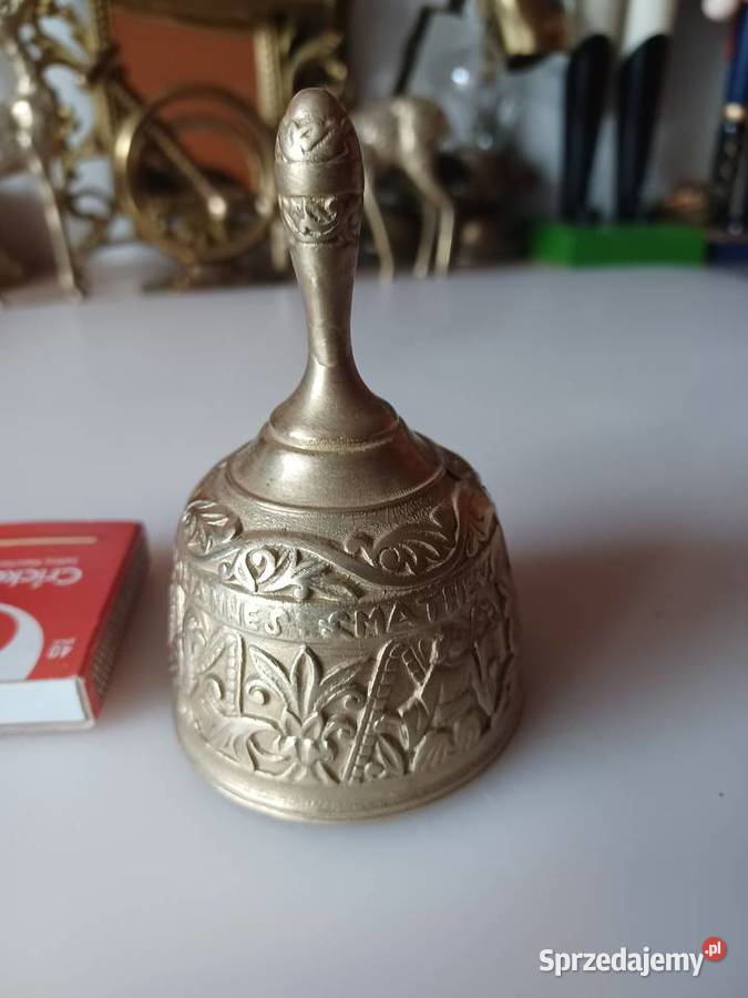 Piękny dzwonek mosiężny Poznań