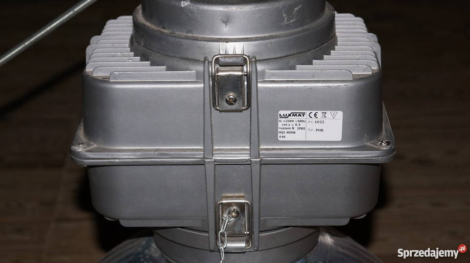 Duża lampa Loft Industrial aluminiowa Mrowino