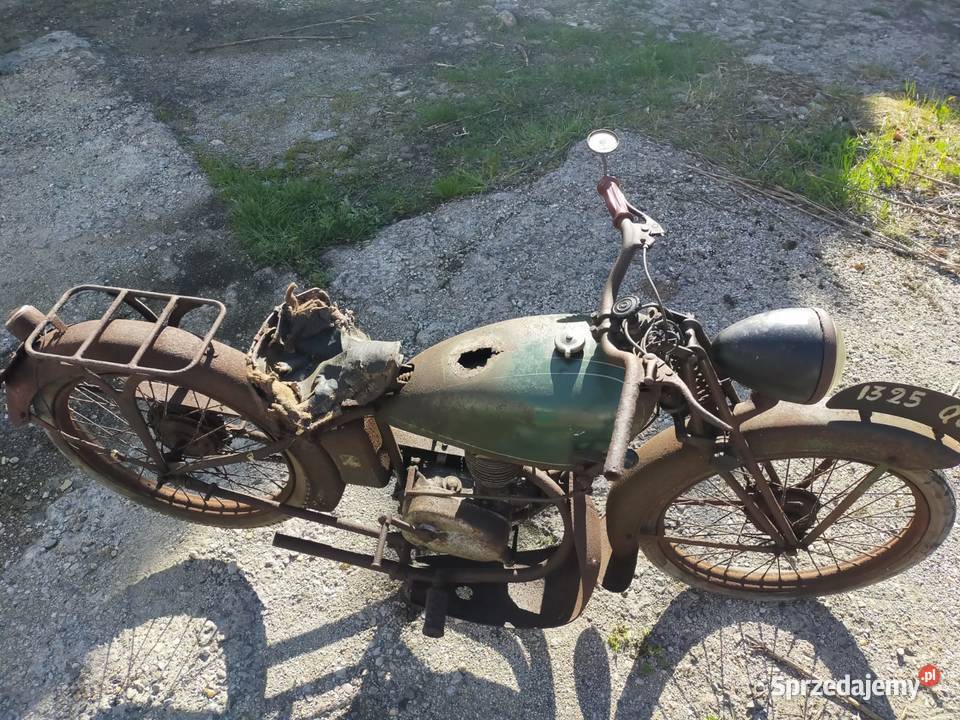 Zabytkowy motocykl PEUGEOT Velomoteur type 54 sprowadzony Dzierżoniów sprzedam