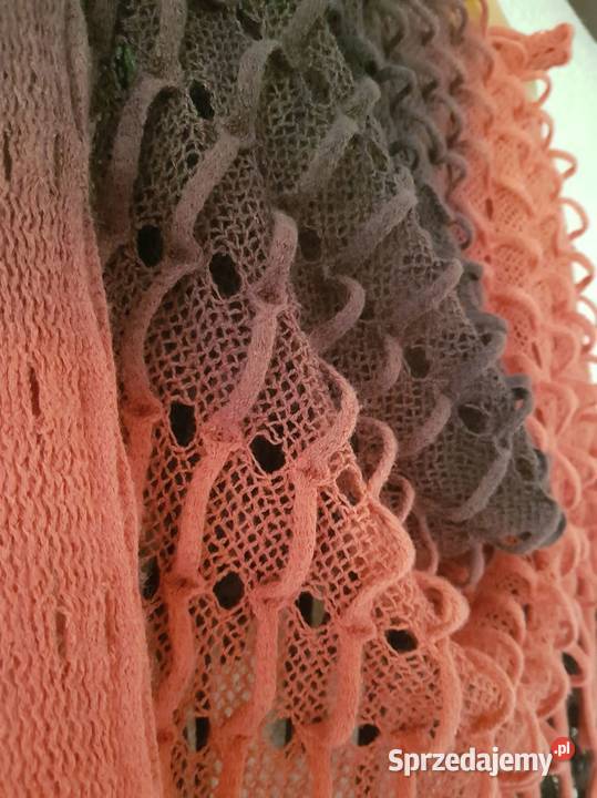 długi szal etola pareo wełniany szalik woal Kielce