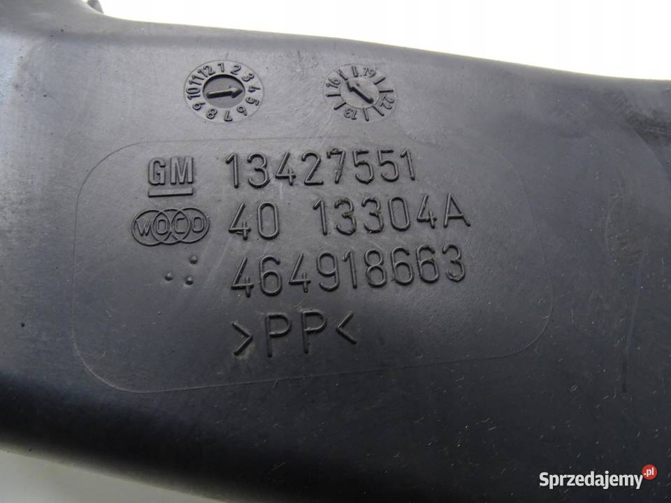 WLOT DOLOT RURA POWIETRZA 13427551 OPEL CORSA E