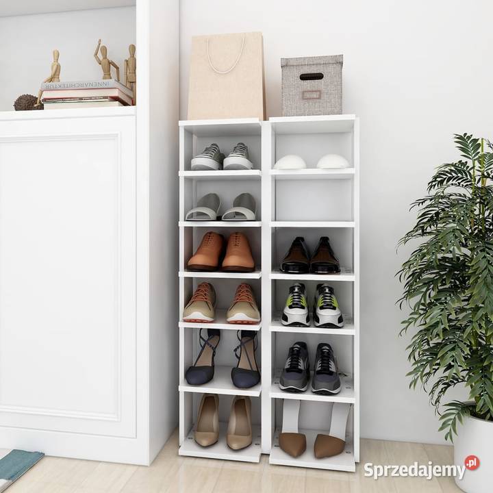 Szafki na buty 2 białe 275x27x102 808486 Warszawa
