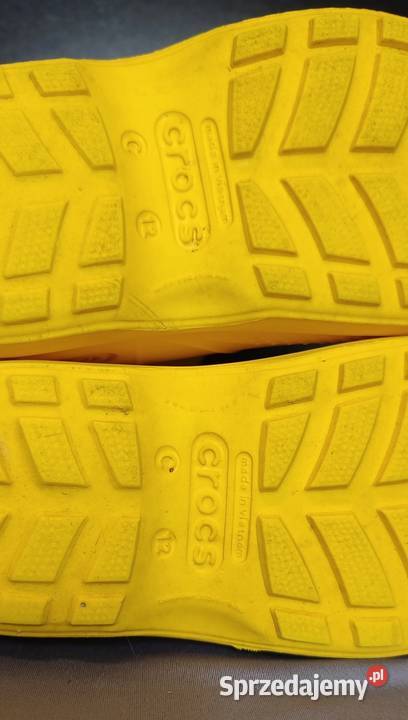 CROCS kalosze dziecięce rozmiar 2930 C12 żółte Jasień