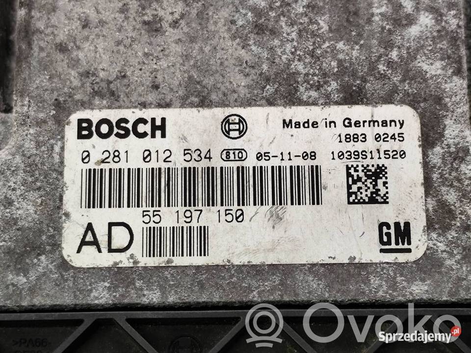 Opel Astra H III Vectra C 19CDTI STEROWNIK