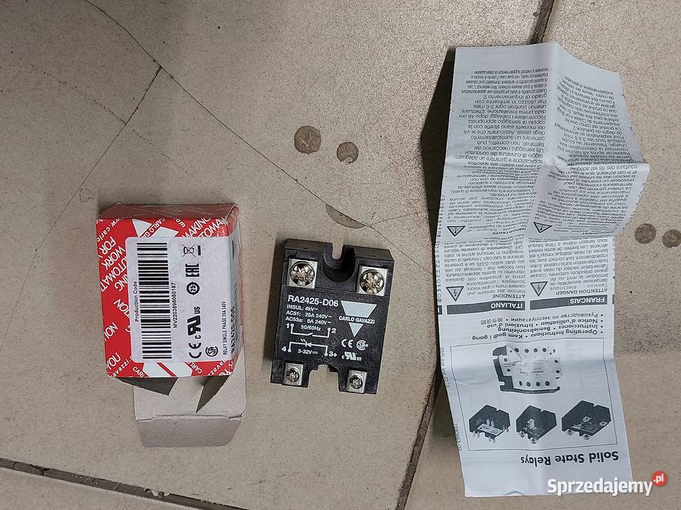 Przekaźnik CARLO GAVAZZI RA2425D06 Szczecin
