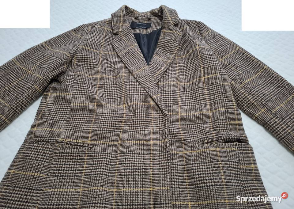 Płaszcz damski długi rękaw brązowy Sinsay XXL 44 Czeladź