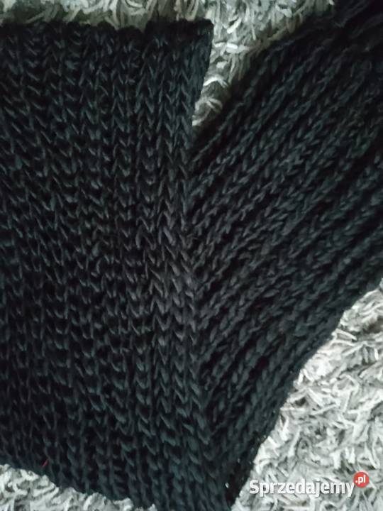 Duży szalik damski czarny Chrzanów