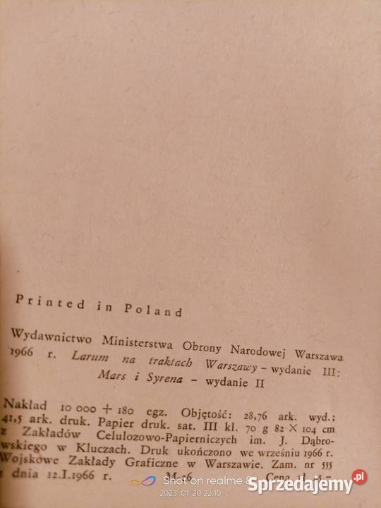 Mars i syrena Szenic książki Warszawa księgarnia historyczne Proza i poezja