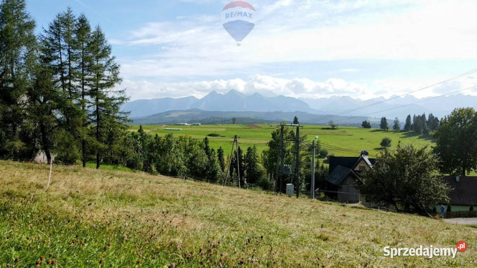DZIAŁKA W RZEPISKACH Z WIDOKIEM NA TATRY Rzepiska