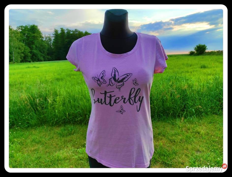 Bluzka tshirt koszulka Butterfly Beloved 40 L Bluzki i koszule Płock sprzedam
