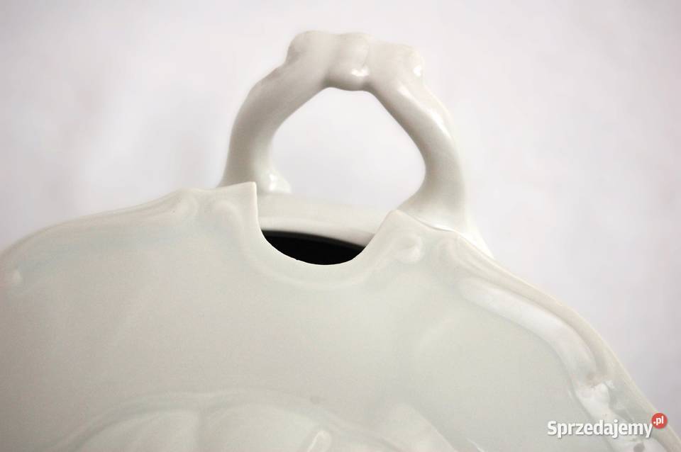 Porcelanowa waza na zupę Tielsch Wałbrzych biała Lublin