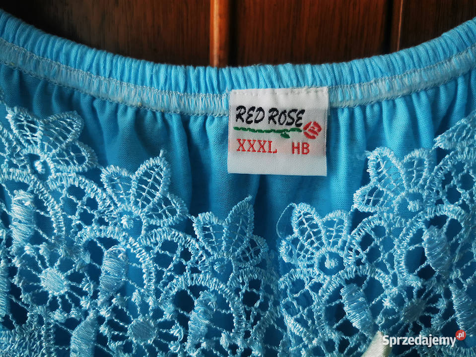 Koszula nocna bawełniana niebieska na Halki i koszulki Polkowice sprzedam