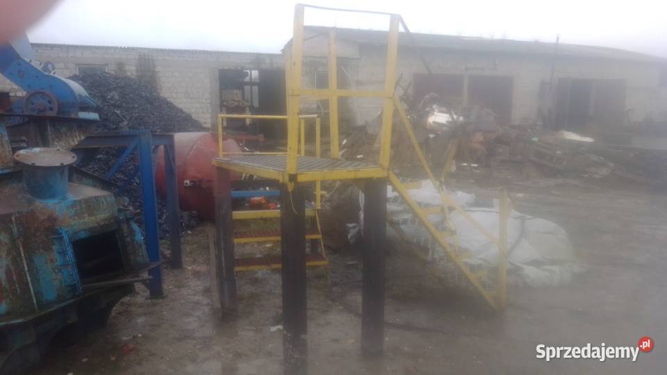 Schody z podestem podest schody stalowe Dąbrowa Górnicza