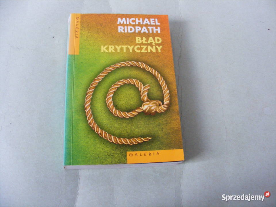 Zły sen Krakowski Błąd krytyczny Ridpath Pewna literatura piękna - proza zagraniczna Oborniki Śląskie